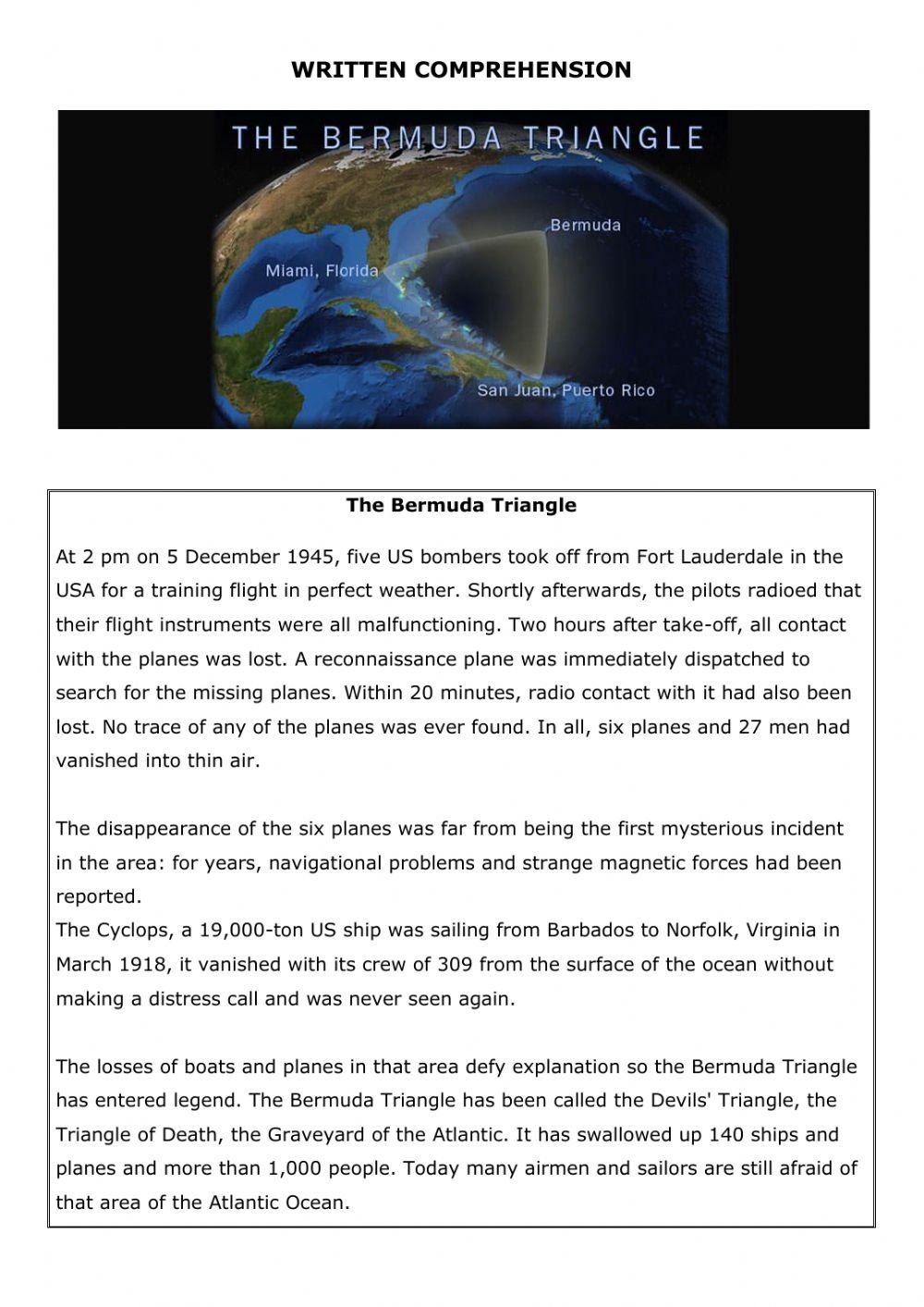 The Bermuda Triangle