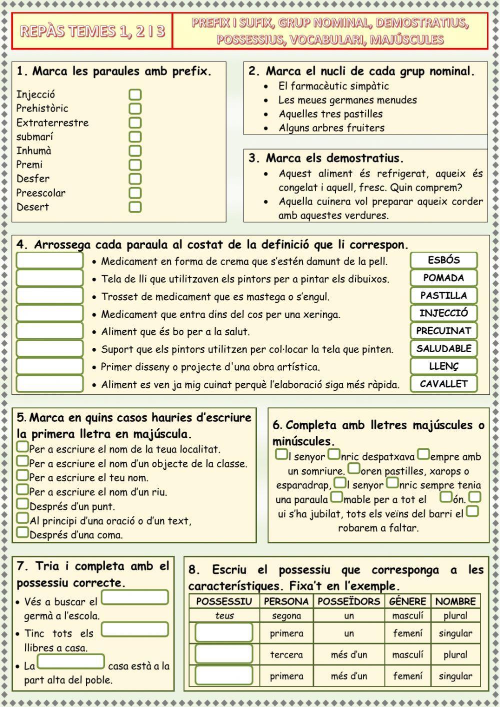 Valen - Repaso 1, 2 y 3