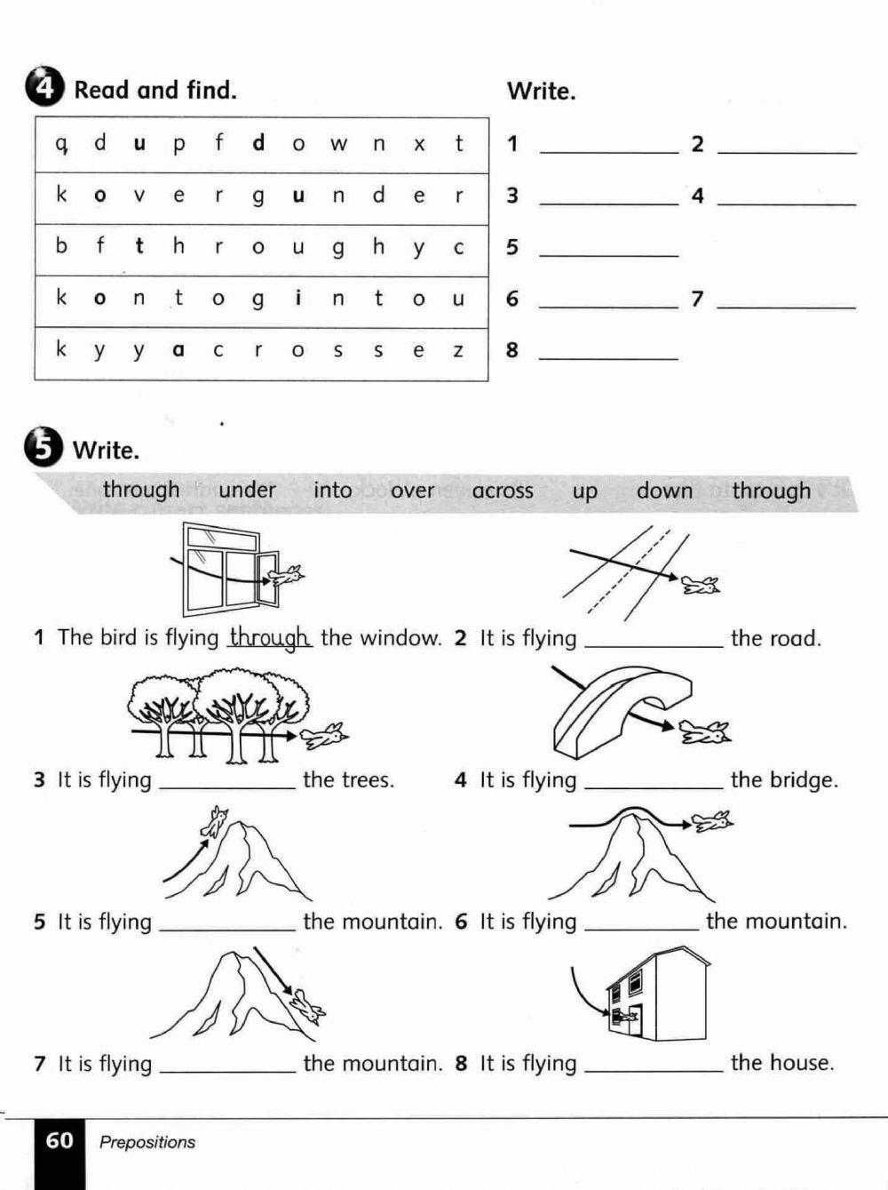 Prepositions of movement