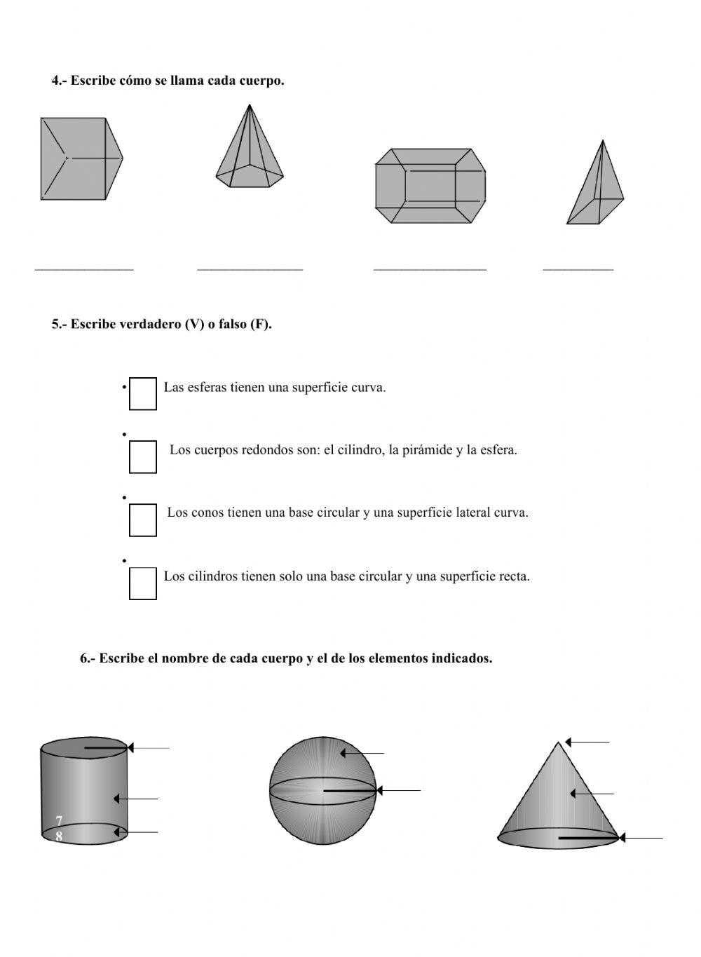 Ficha de evaluación de matemáticas T-12