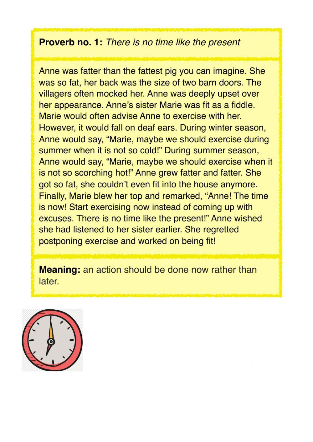 Proverbs workbook part d