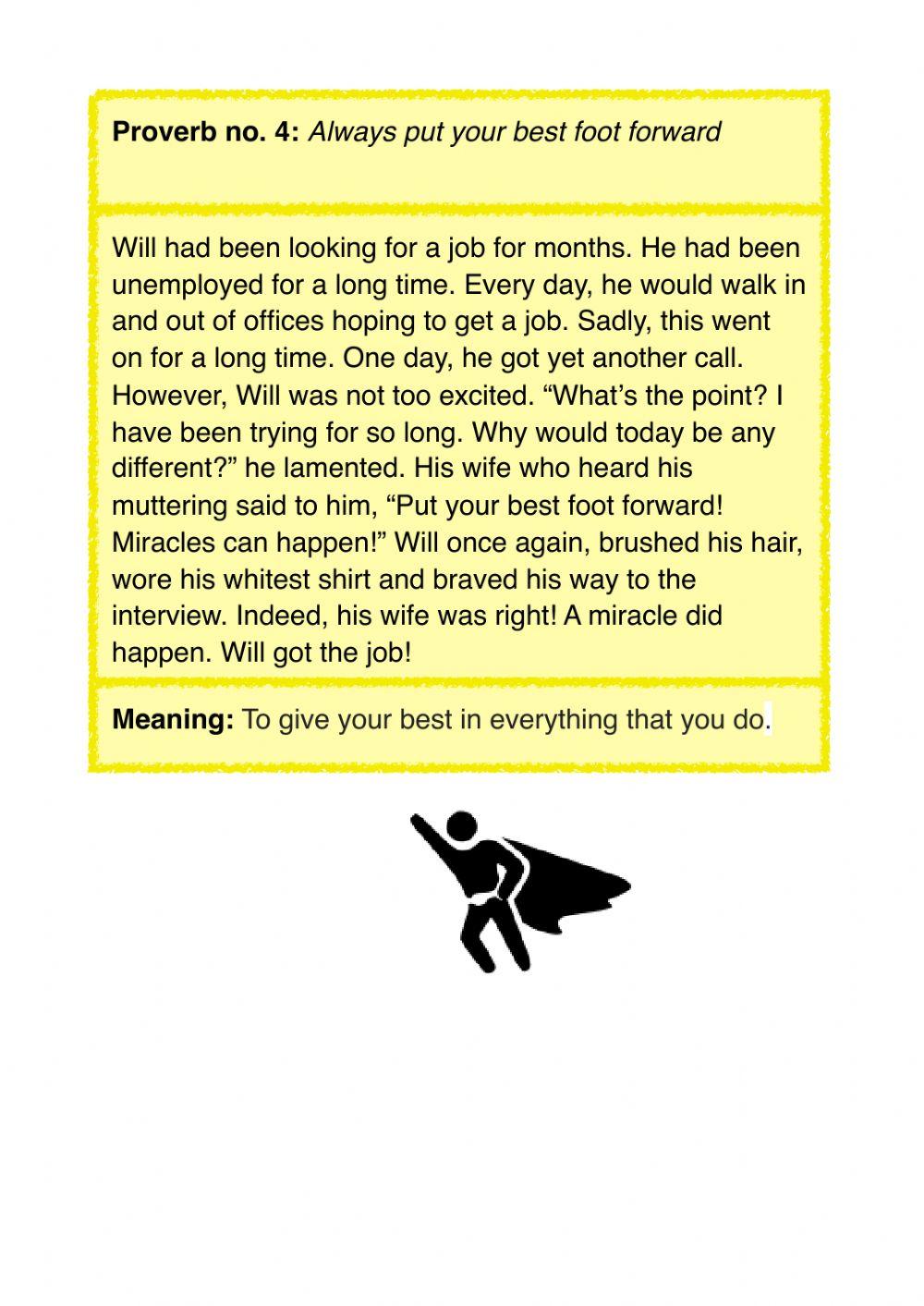 Proverbs workbook part d