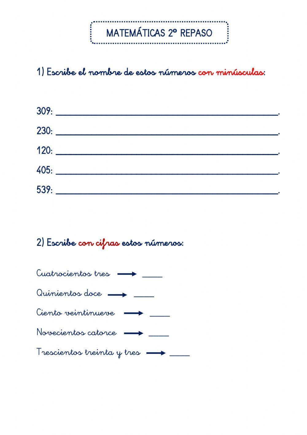 Repaso de matemáticas.13