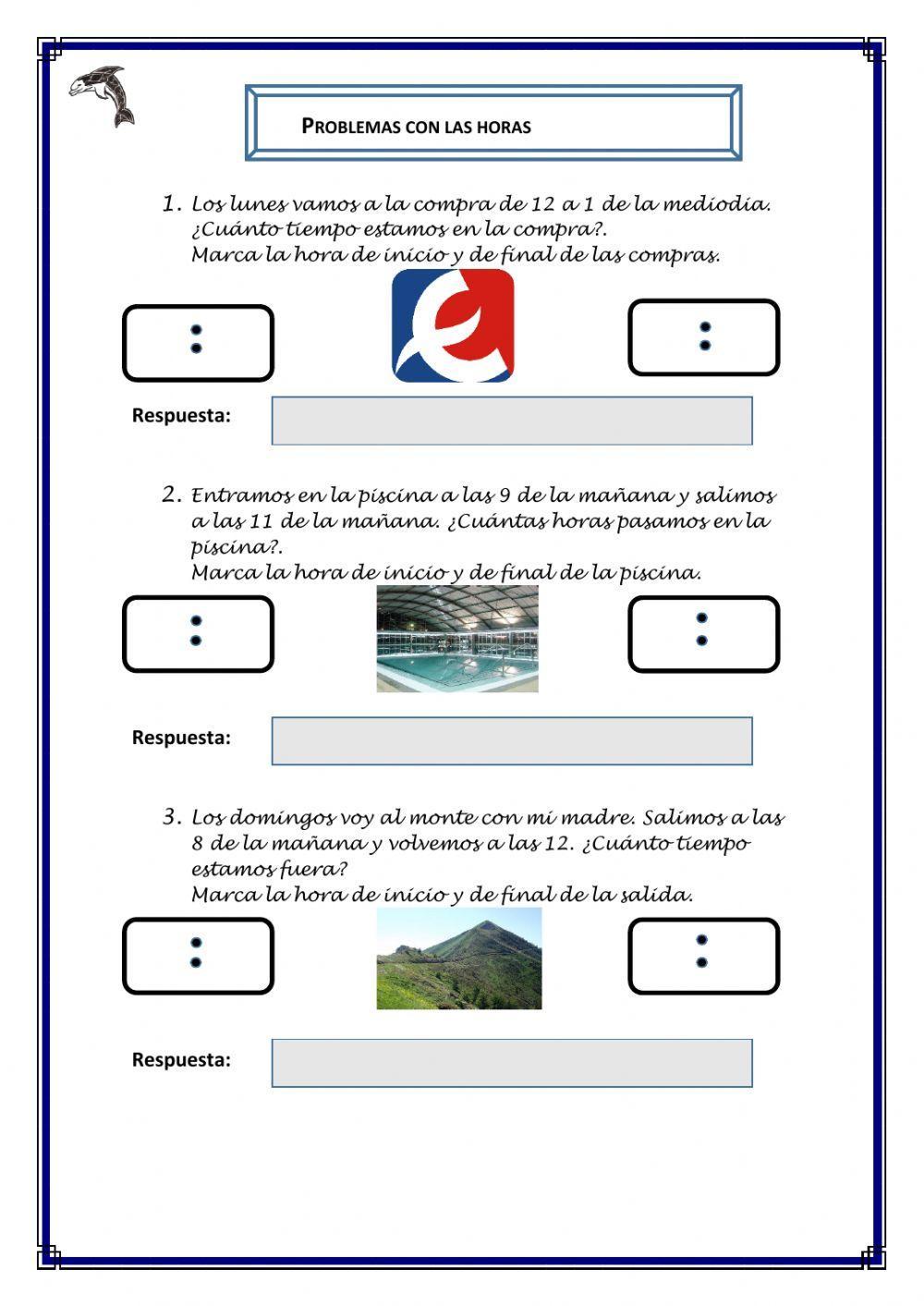 Problemas con horas