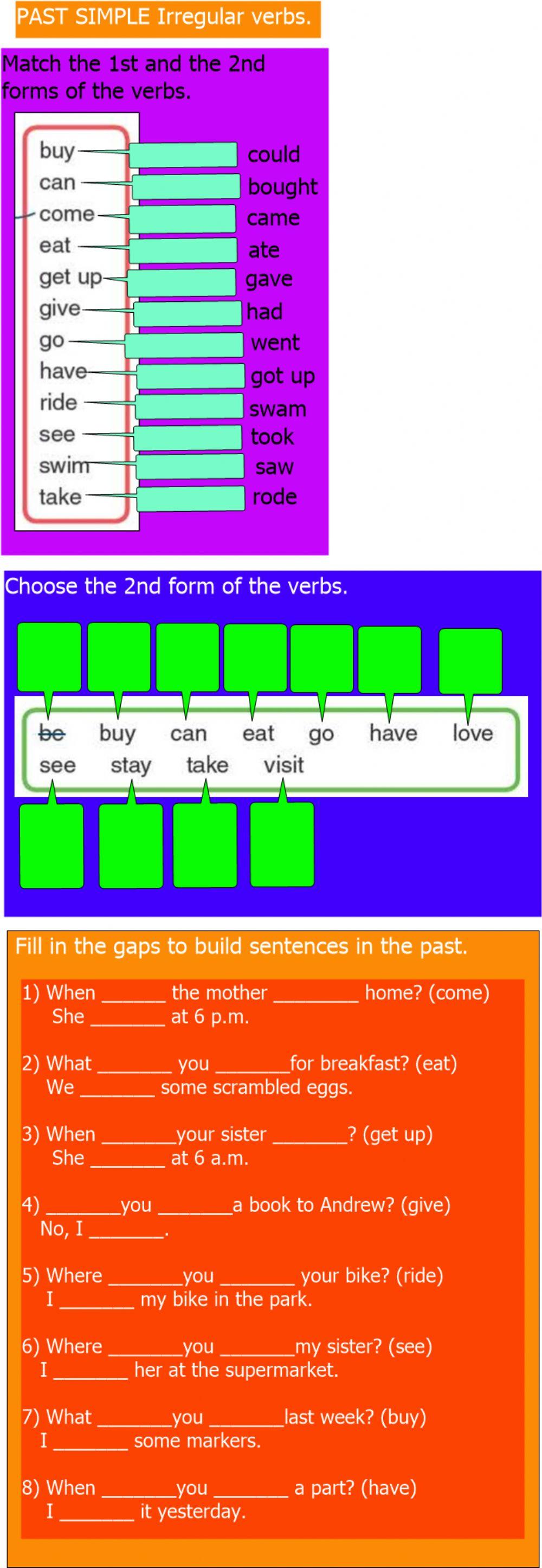 Past Simple. Irregular verbs Past Simple. Irregular verbs