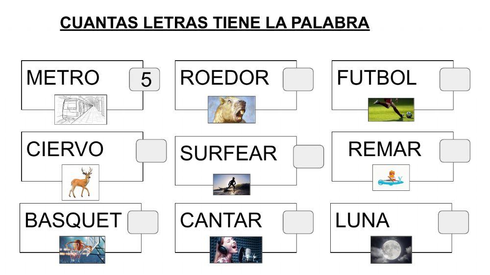 Letras, vocales y sílabas