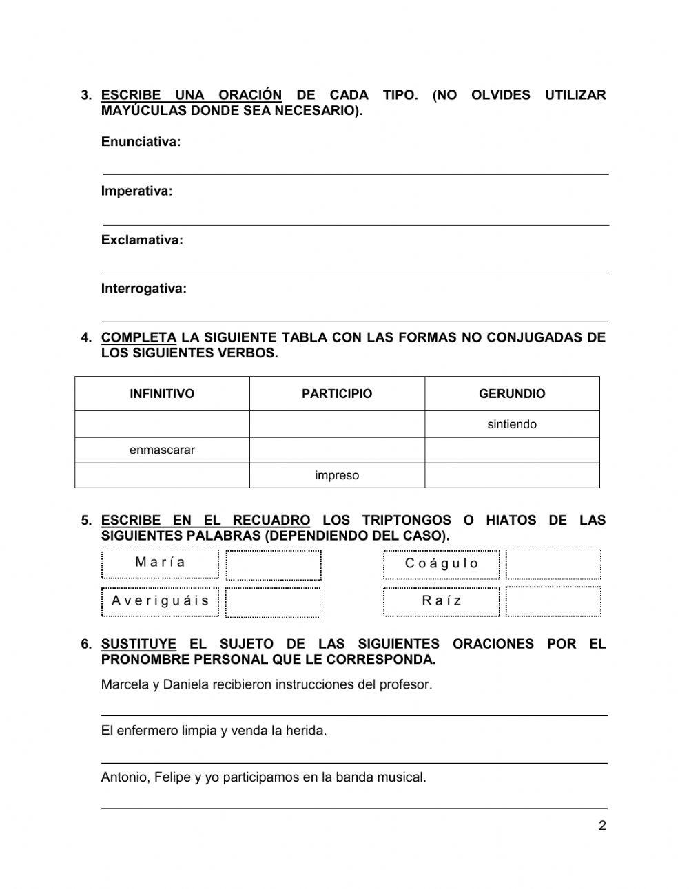 EXAMEN DE ADMISIÓN IVM ESPAÑOL I (1)