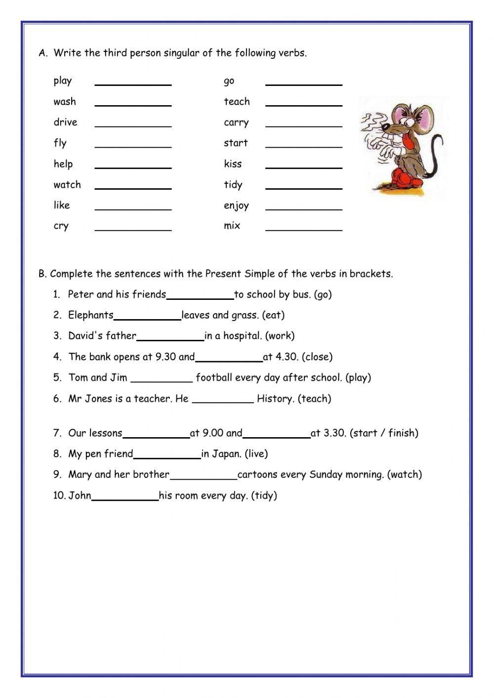 Present simple positive