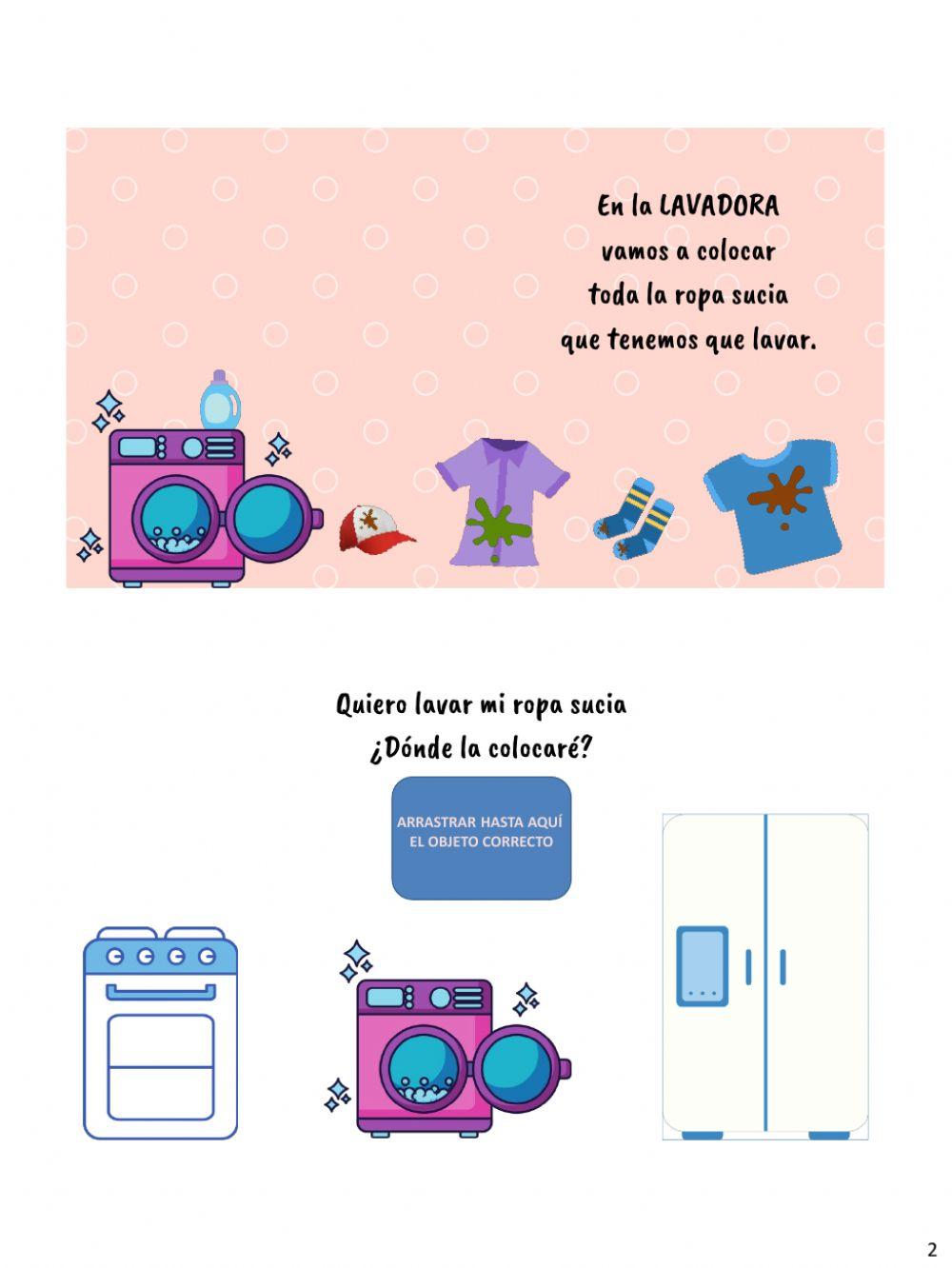 Jugando con las palabras, elementos del hogar
