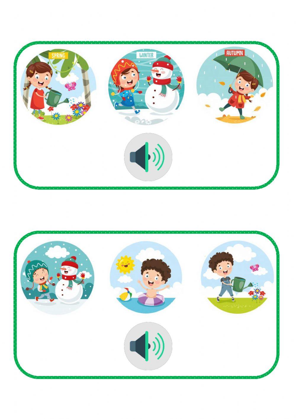 Seasons of the year Seasons of the year