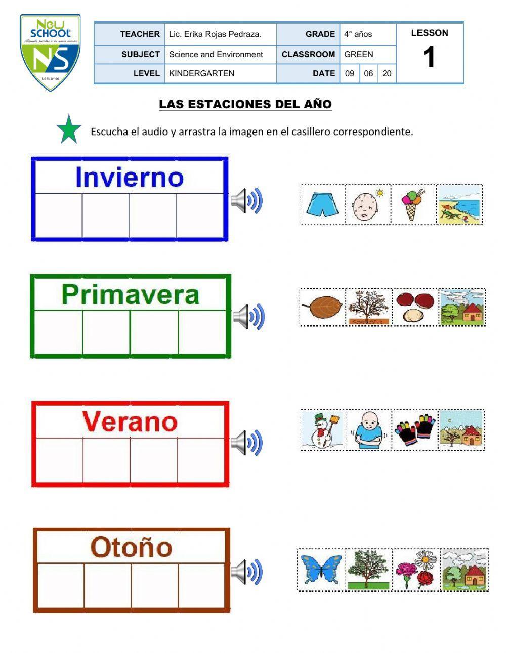 Las estaciones del año
