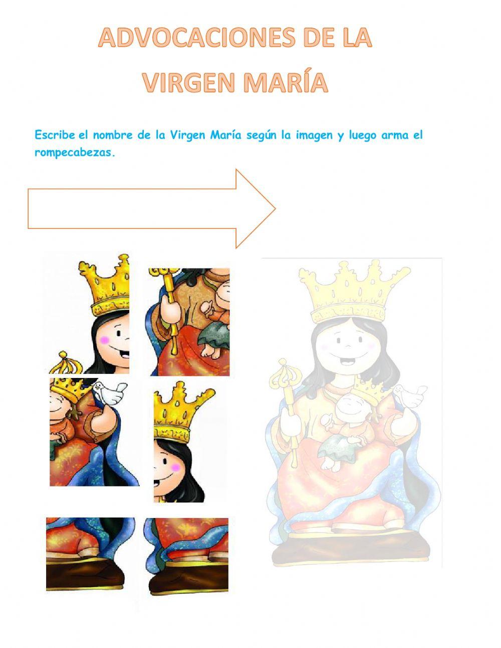 Advocaciones de la virgen maría 1