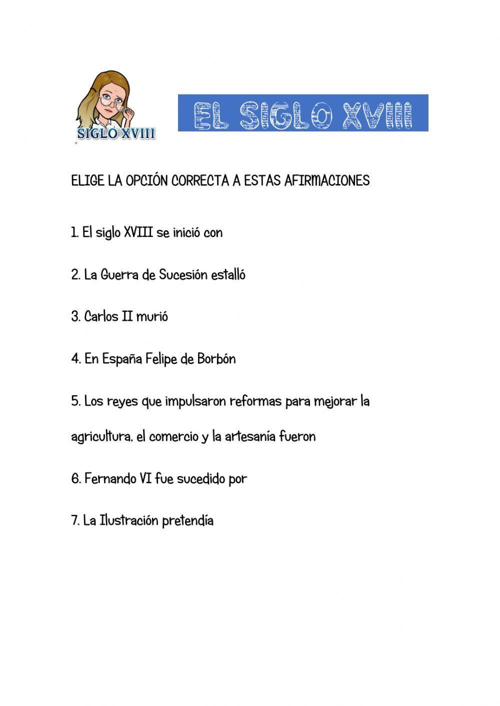 Siglo XVIII en España