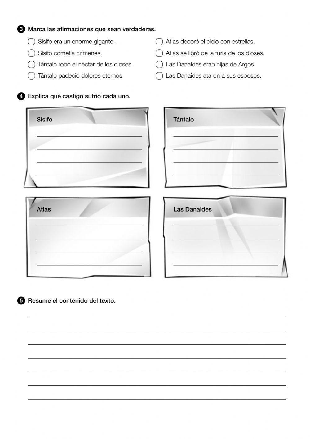 Lee con atención y contesta