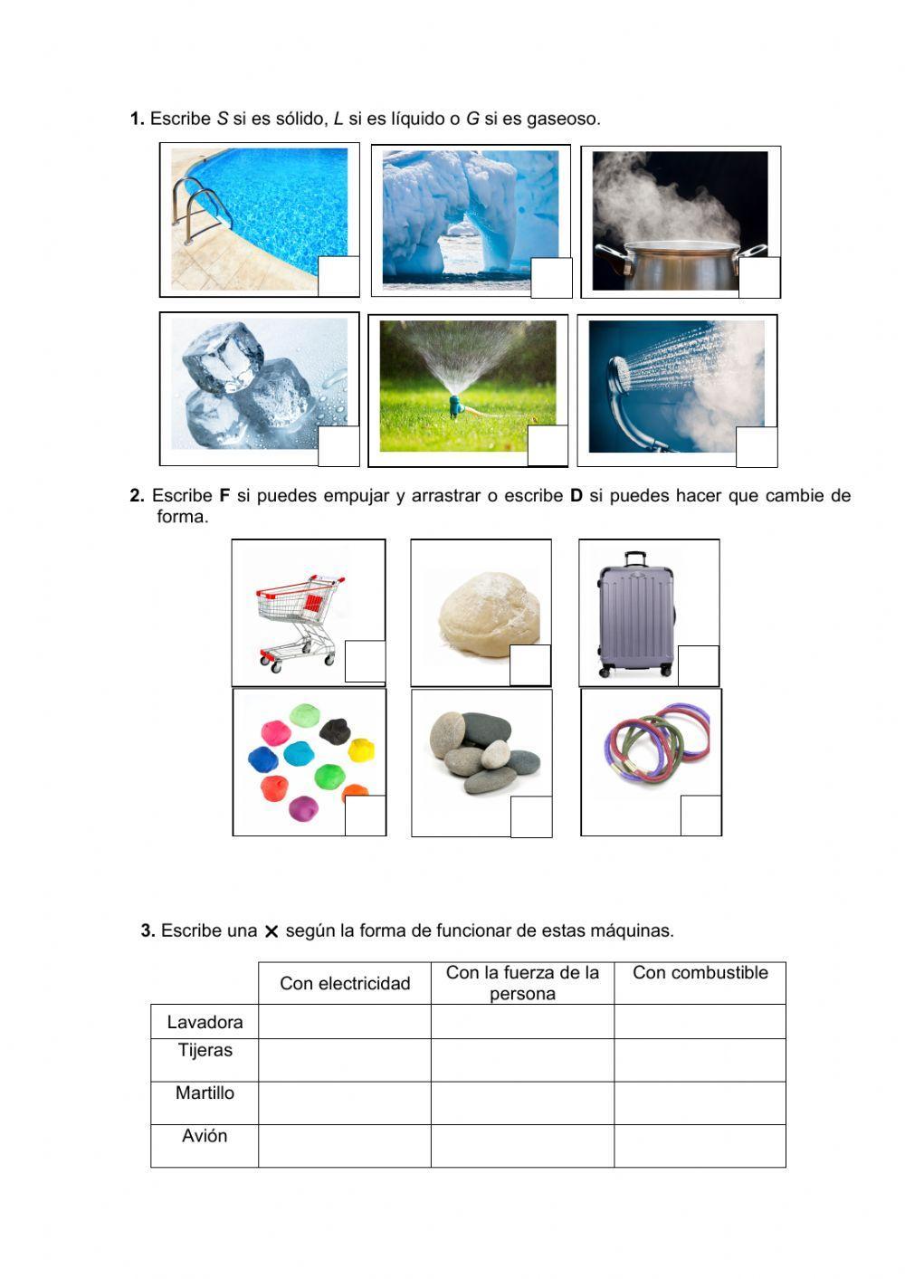 Naturales - Evaluación tercer trimestre