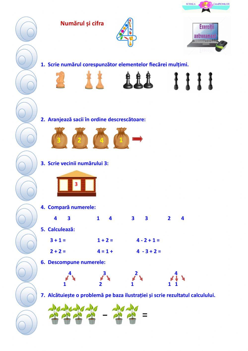 Numărul și cifra 4