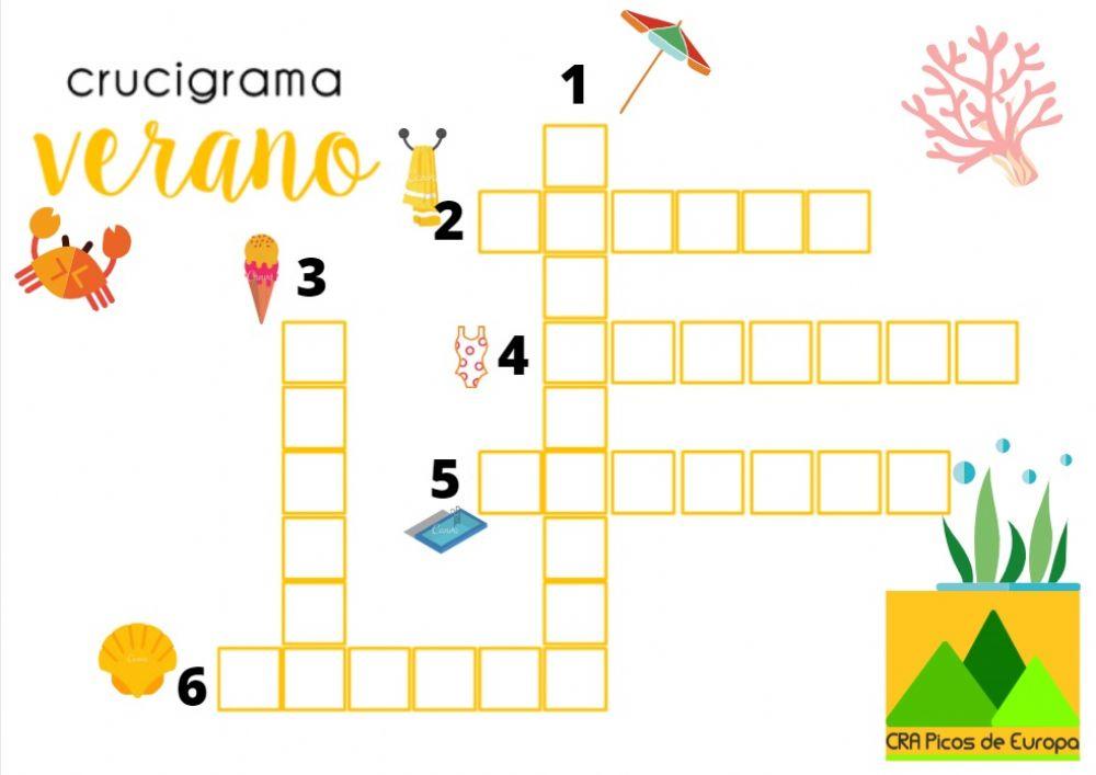Crucigrama Verano