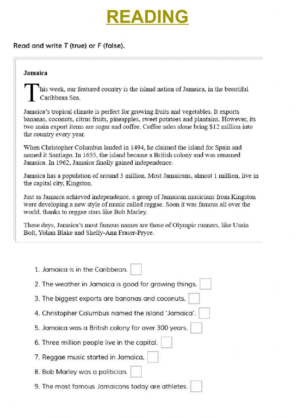 READING 6º, u3 new tiger