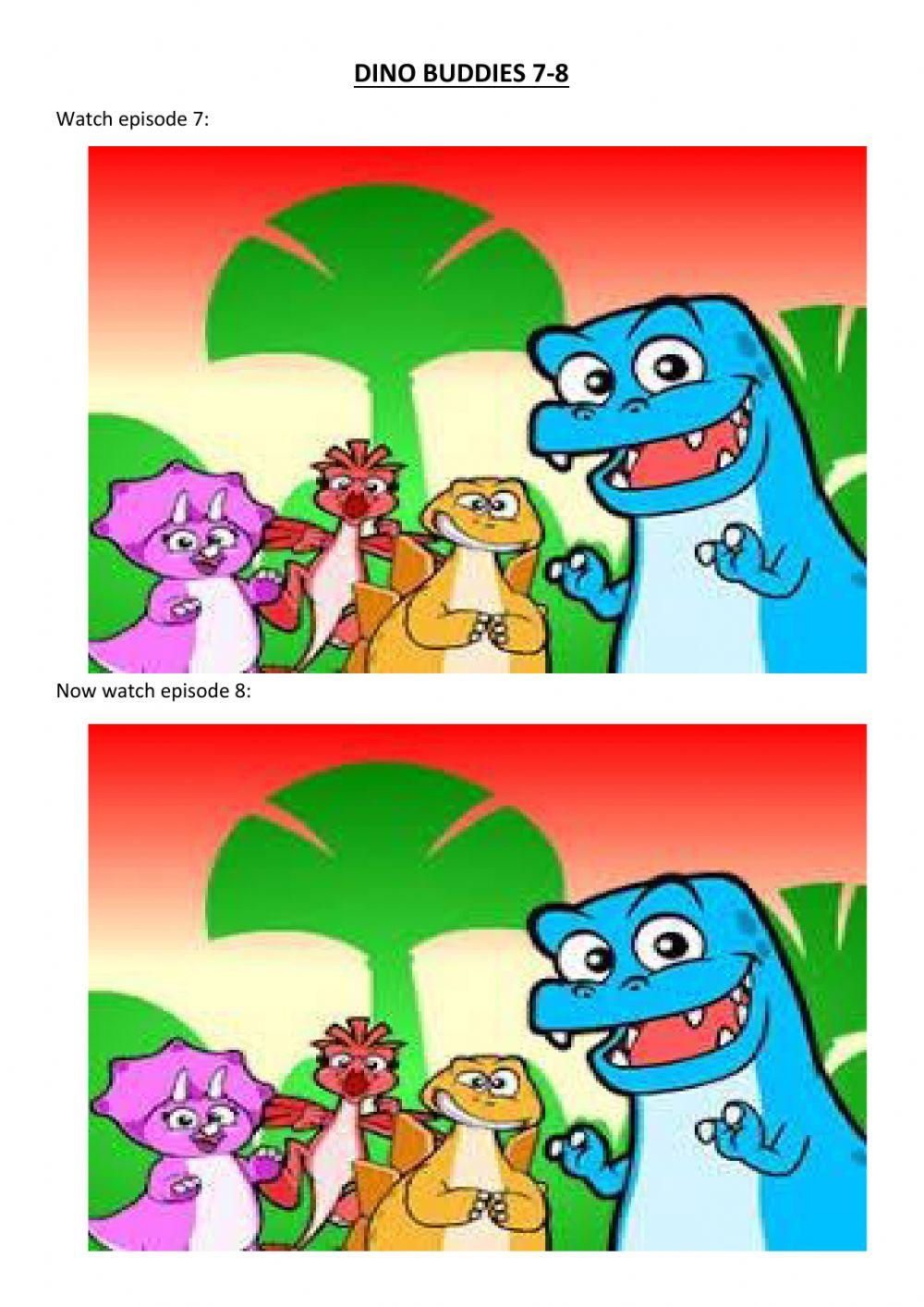Dino buddies 7-8
