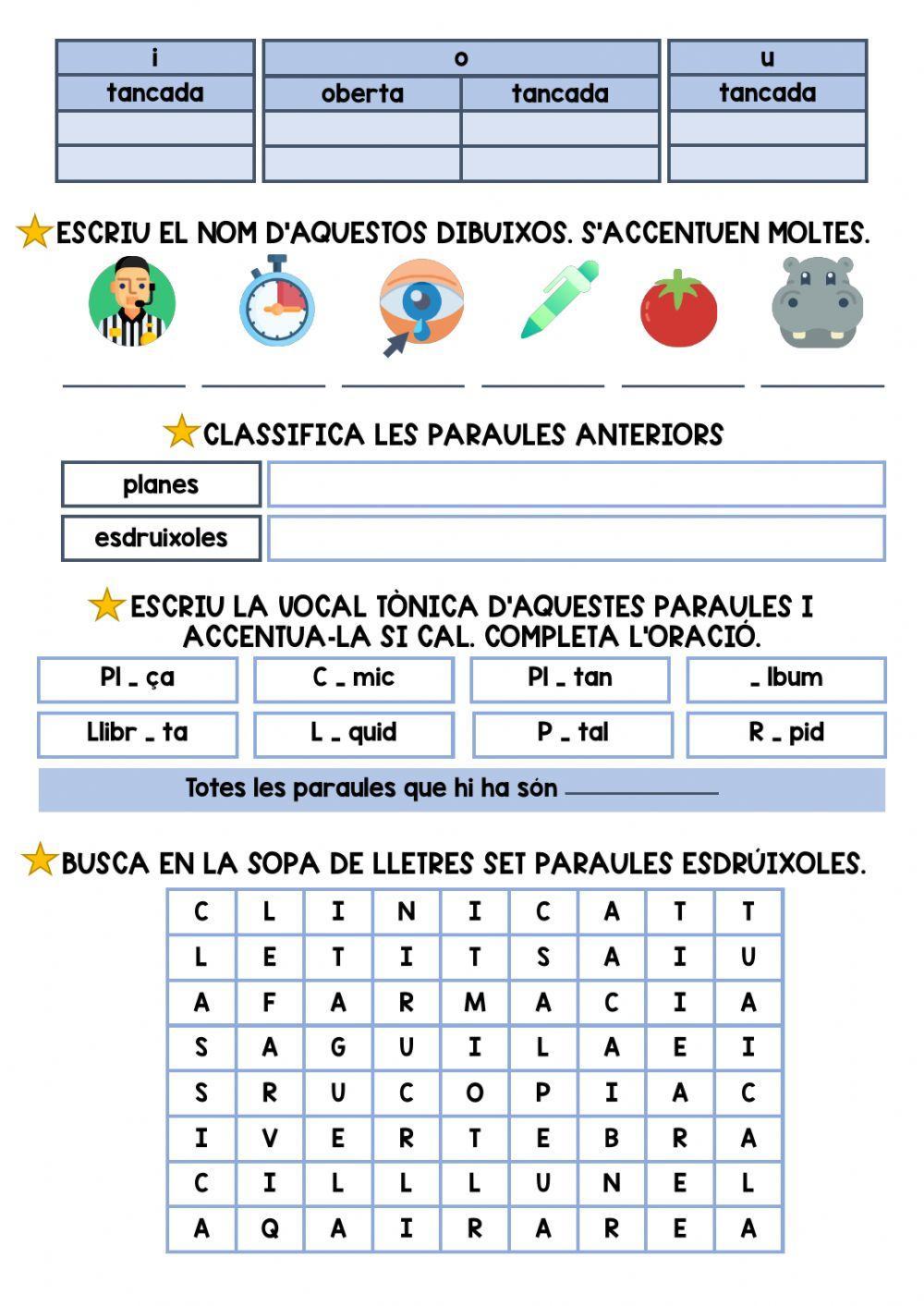 Accentuació de paraules