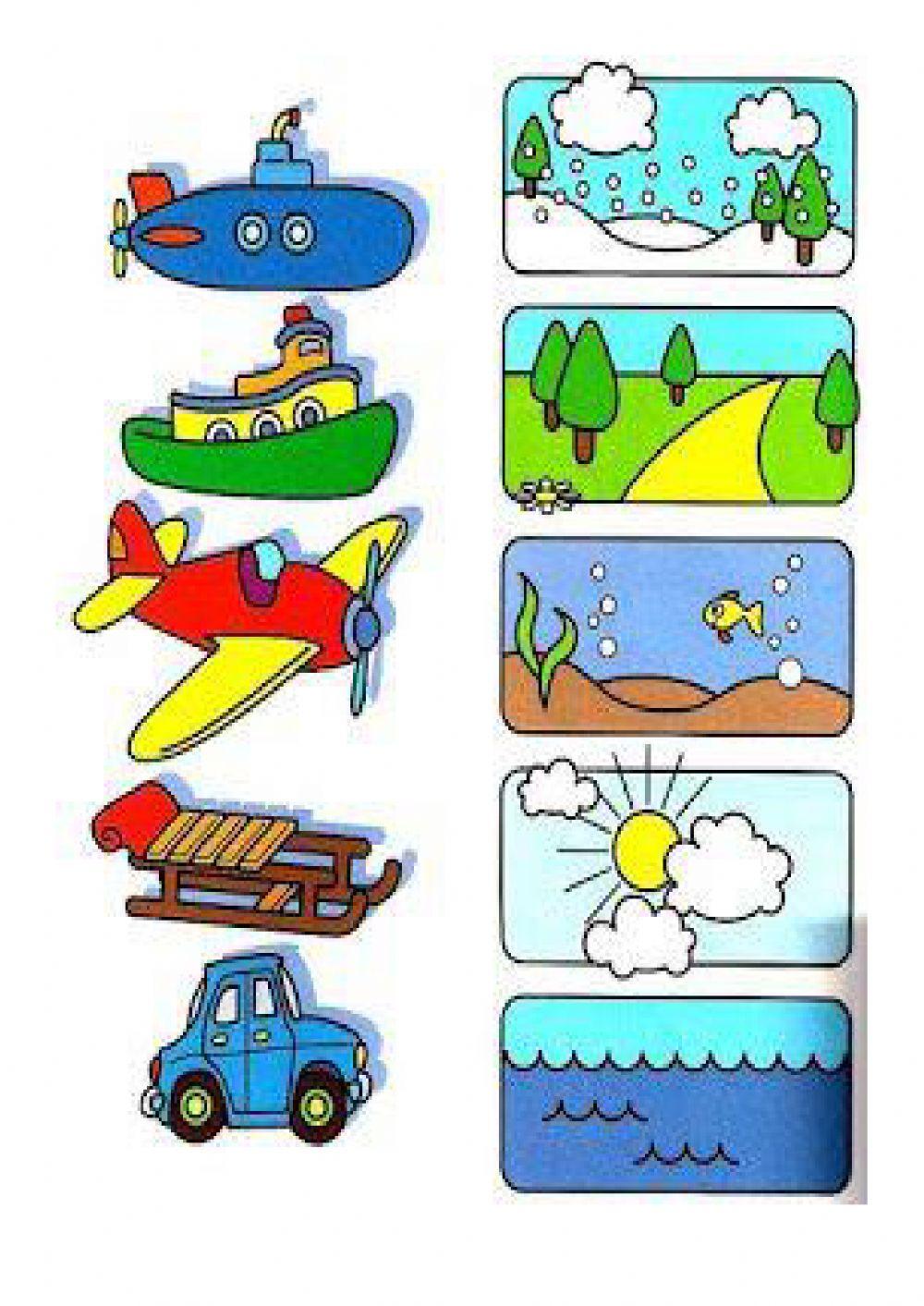 Los medios de transporte