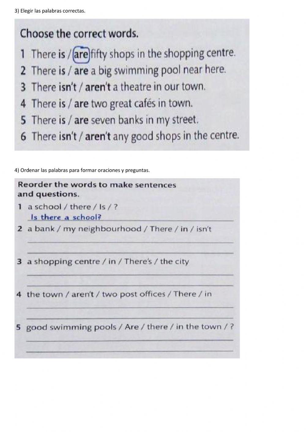 Teens 1 unit 2 class  thereis