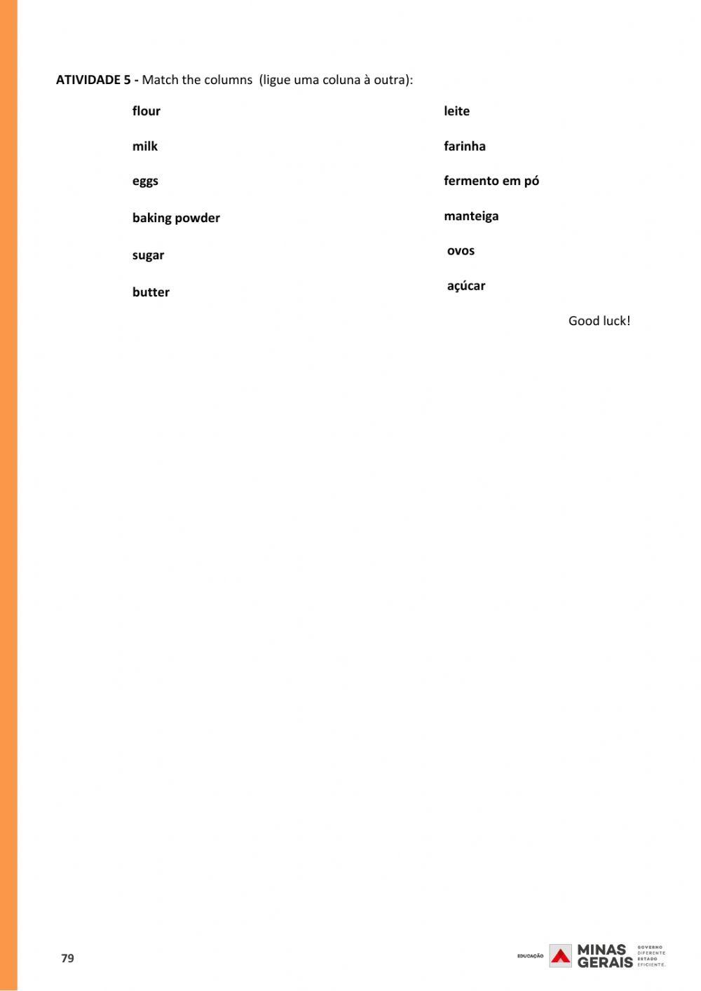 6th Grade English Class Part I Week IV