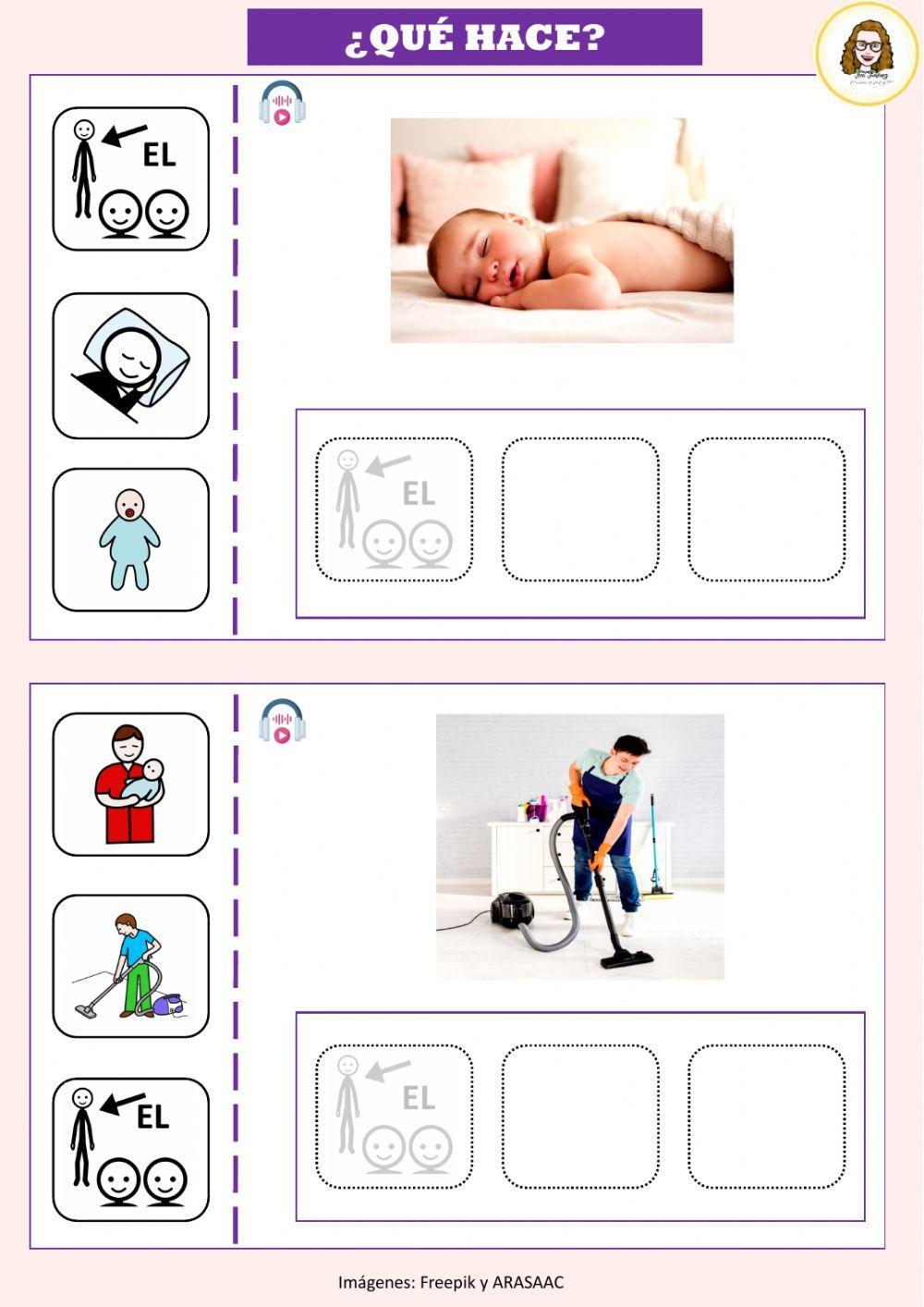 Ordena la frase - nivel 1