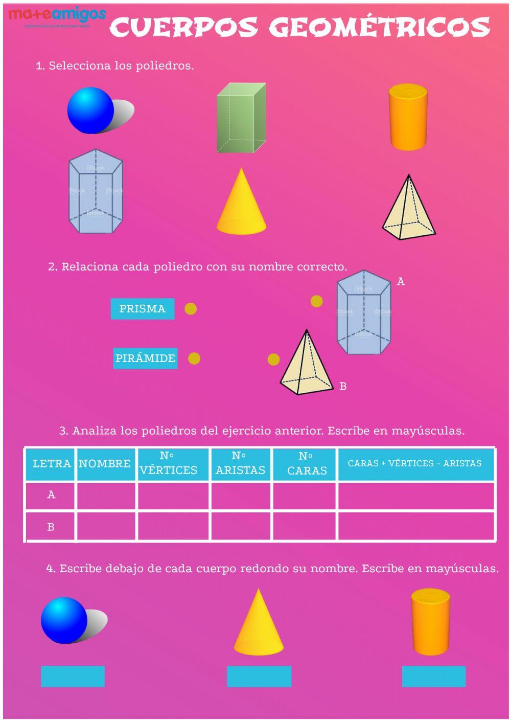 Polígonos y cuerpos geométricos