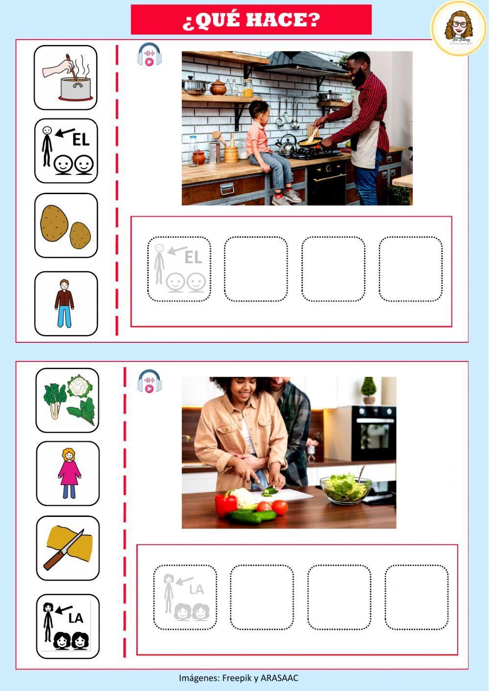 Ordena la frase - nivel 2