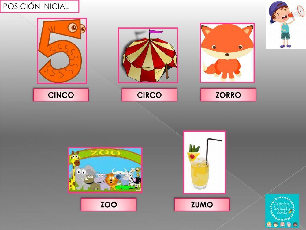 Articulación fonema z-c