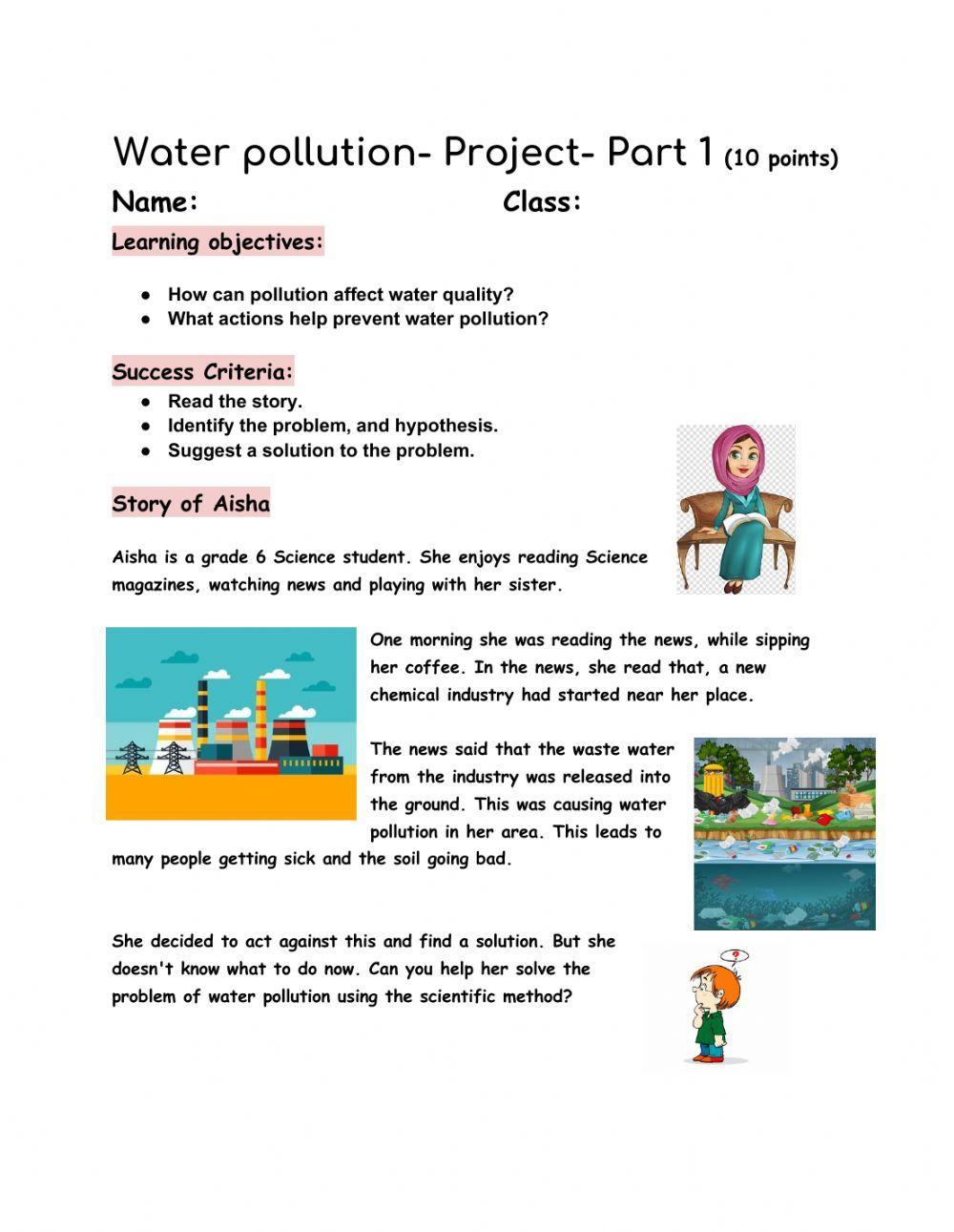 Water pollution- Beginner