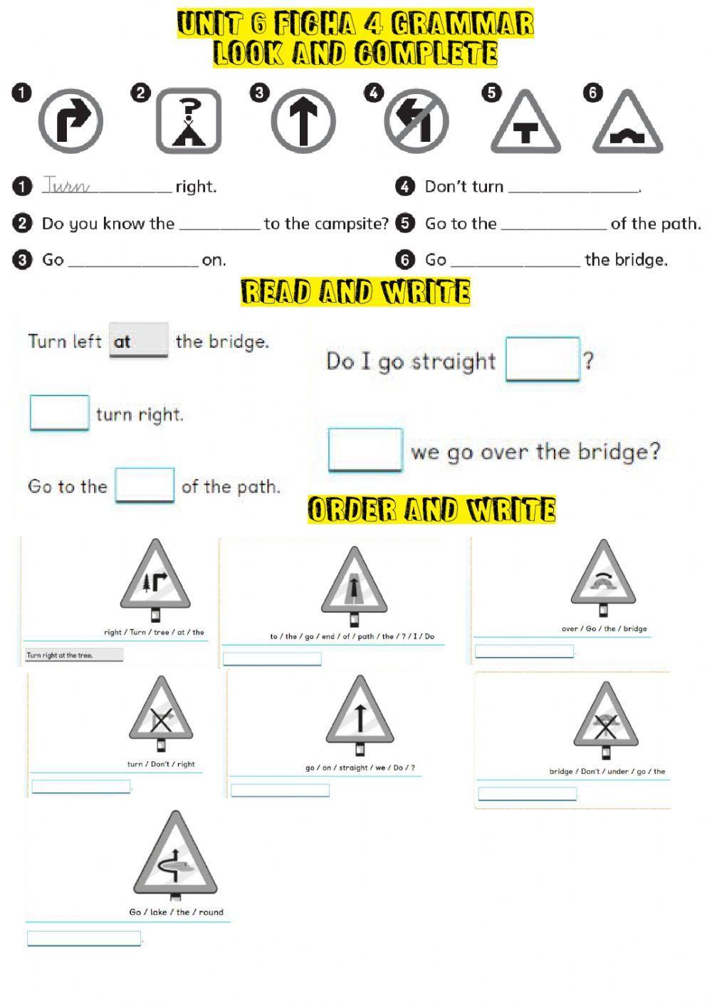 In the countryside ficha 4