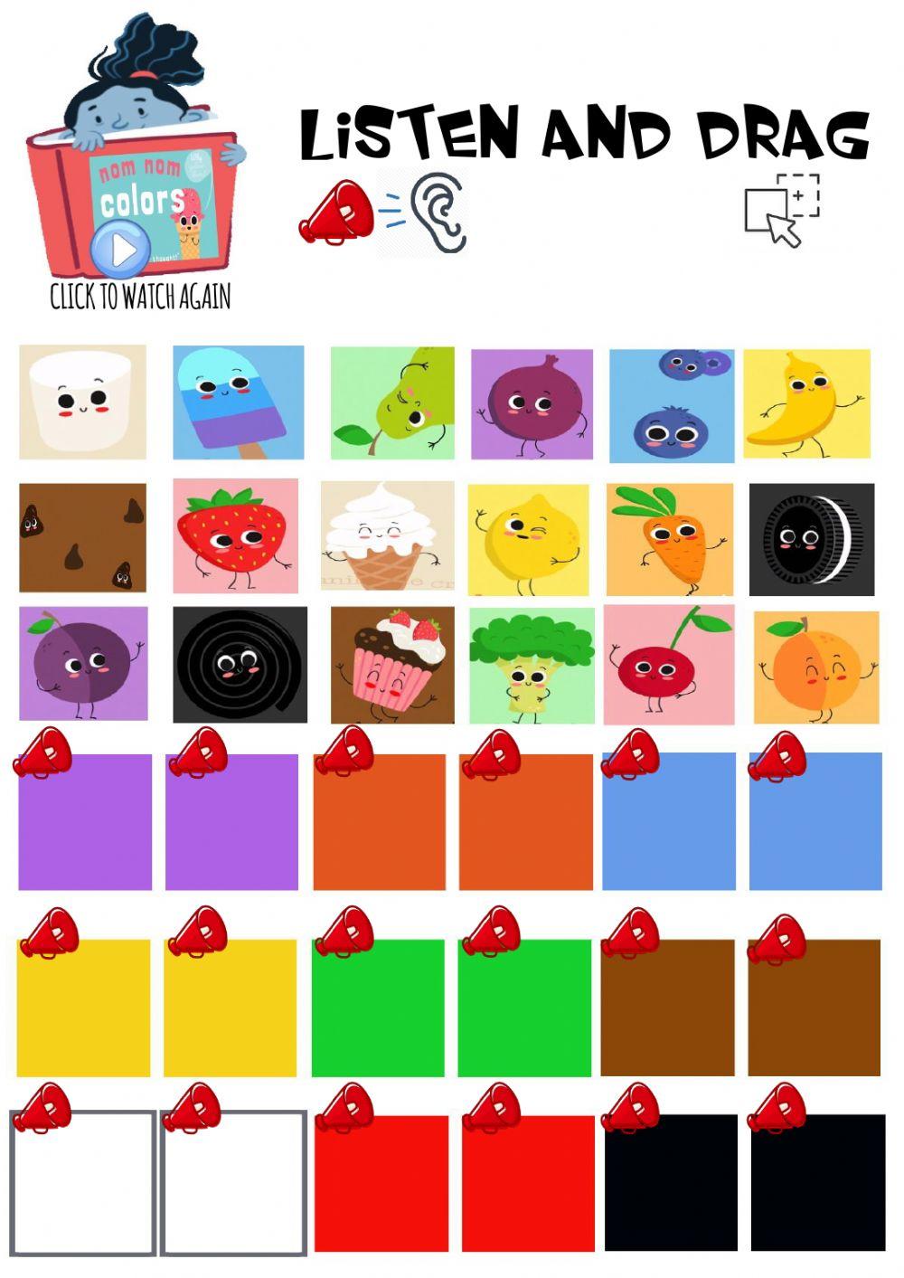 Nom nom colors Nom nom colors