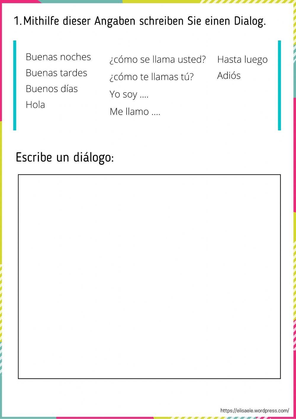 Saludos y presentación