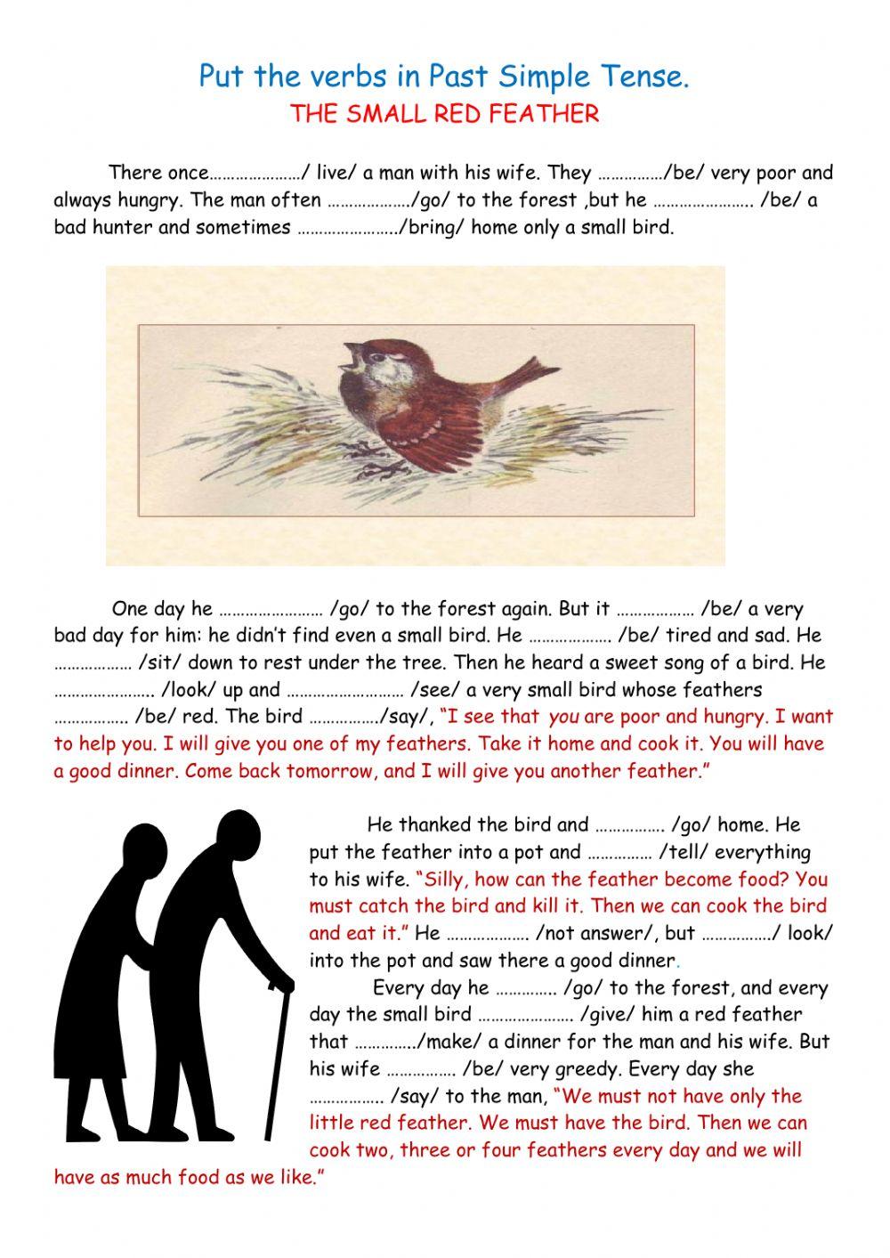 The small red feather