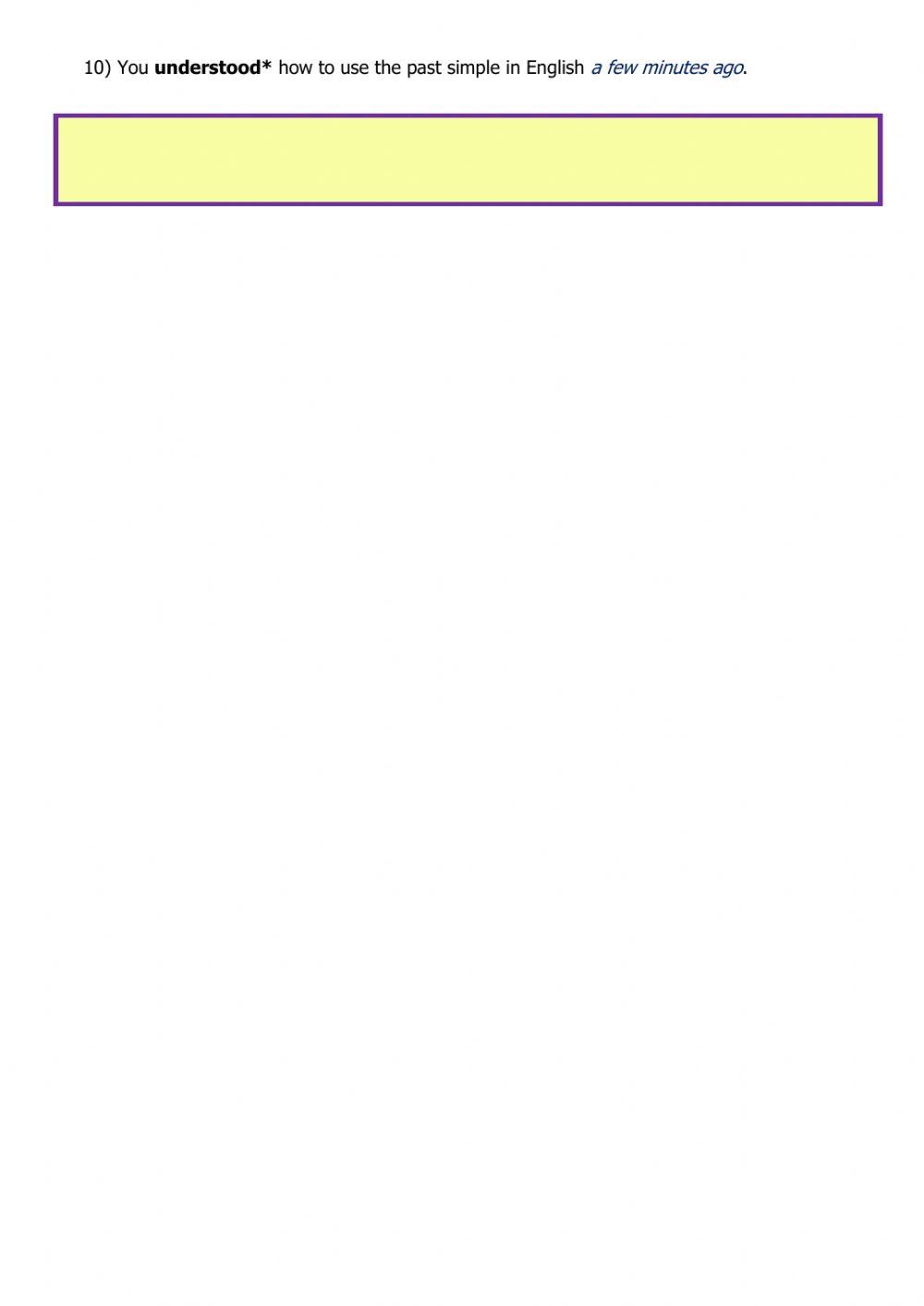 Prétérit forme interrogative