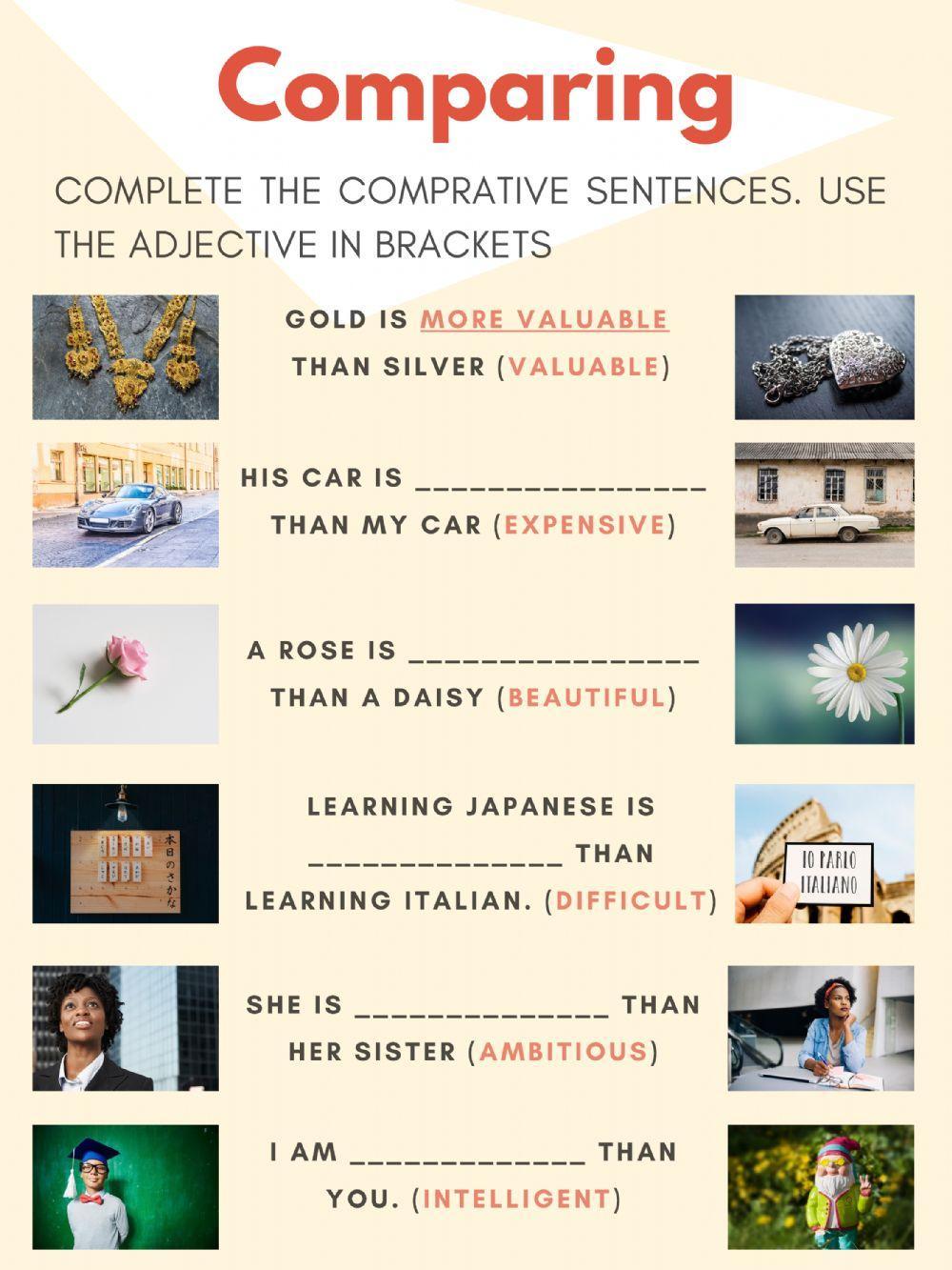 Comparative Sentences
