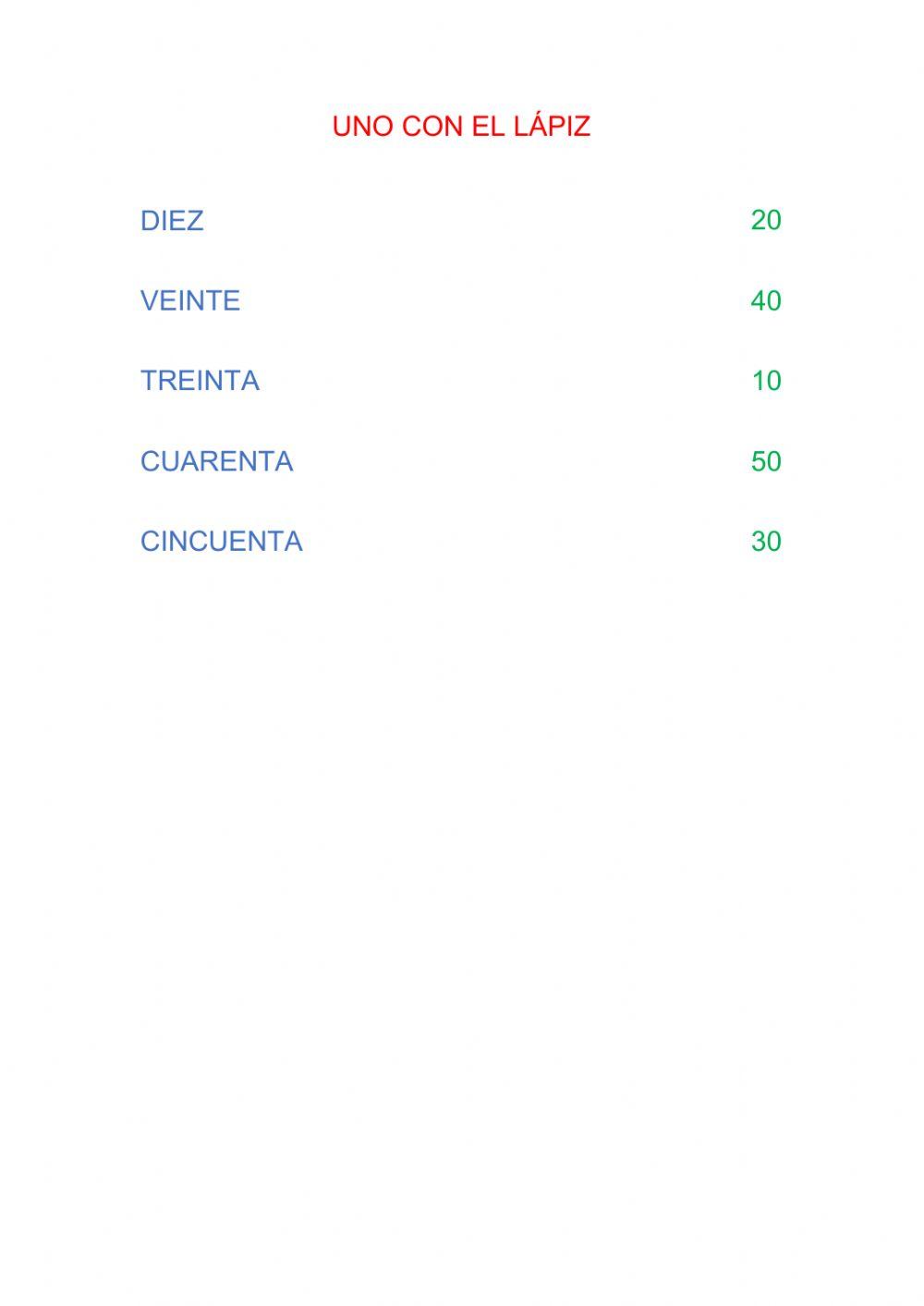 Uno con el lápiz