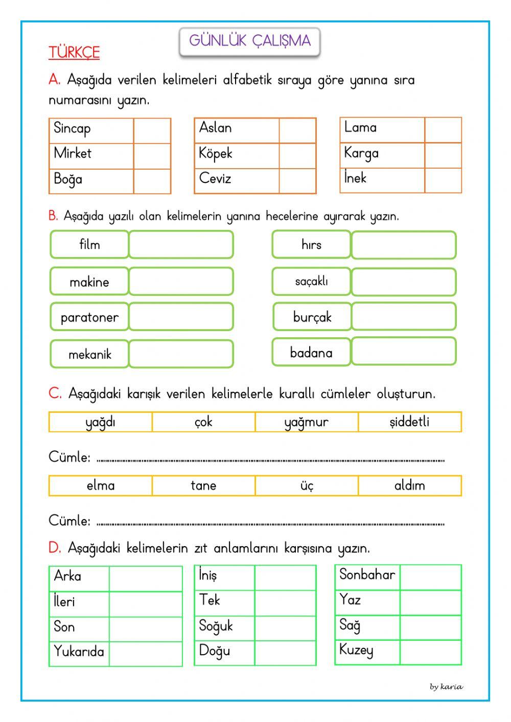 Günlük çalışma37