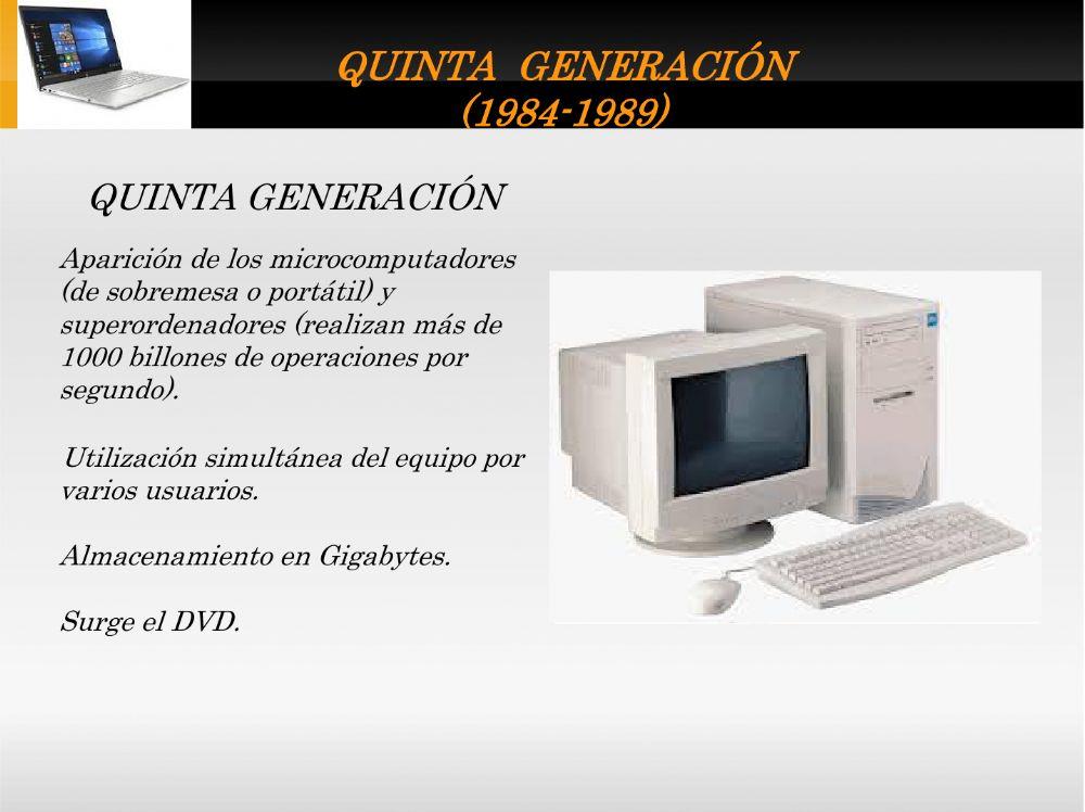 3ESO- Teoría. Generaciones ordenadores