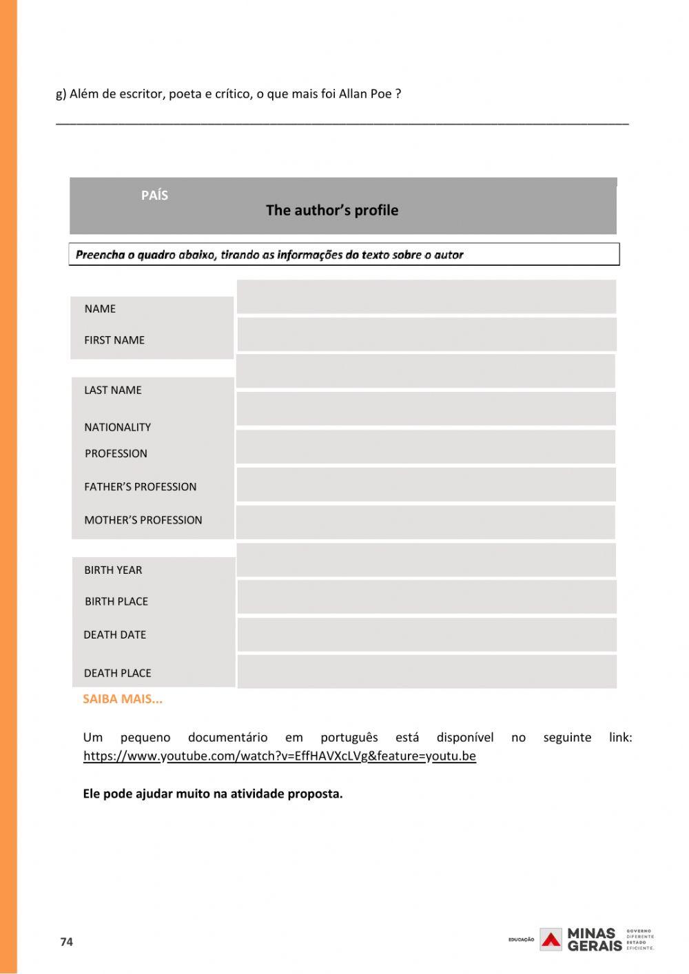 8th Grade English Class Part I Week I