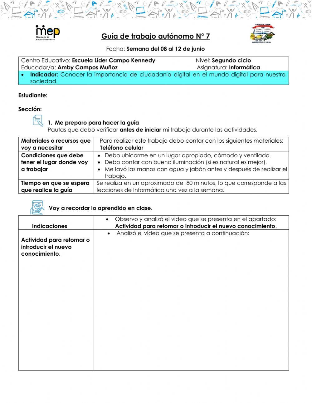 GTA de Informática n° 7 Ciudadania Digital