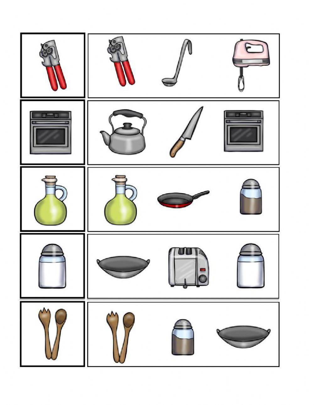 Select the same - Kitchen Items