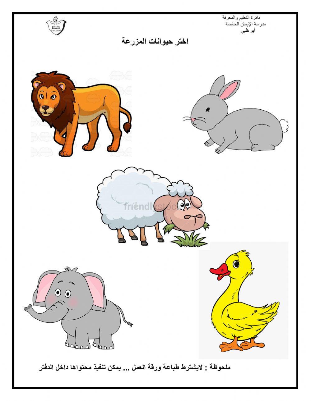 حيوانات المزرعة
