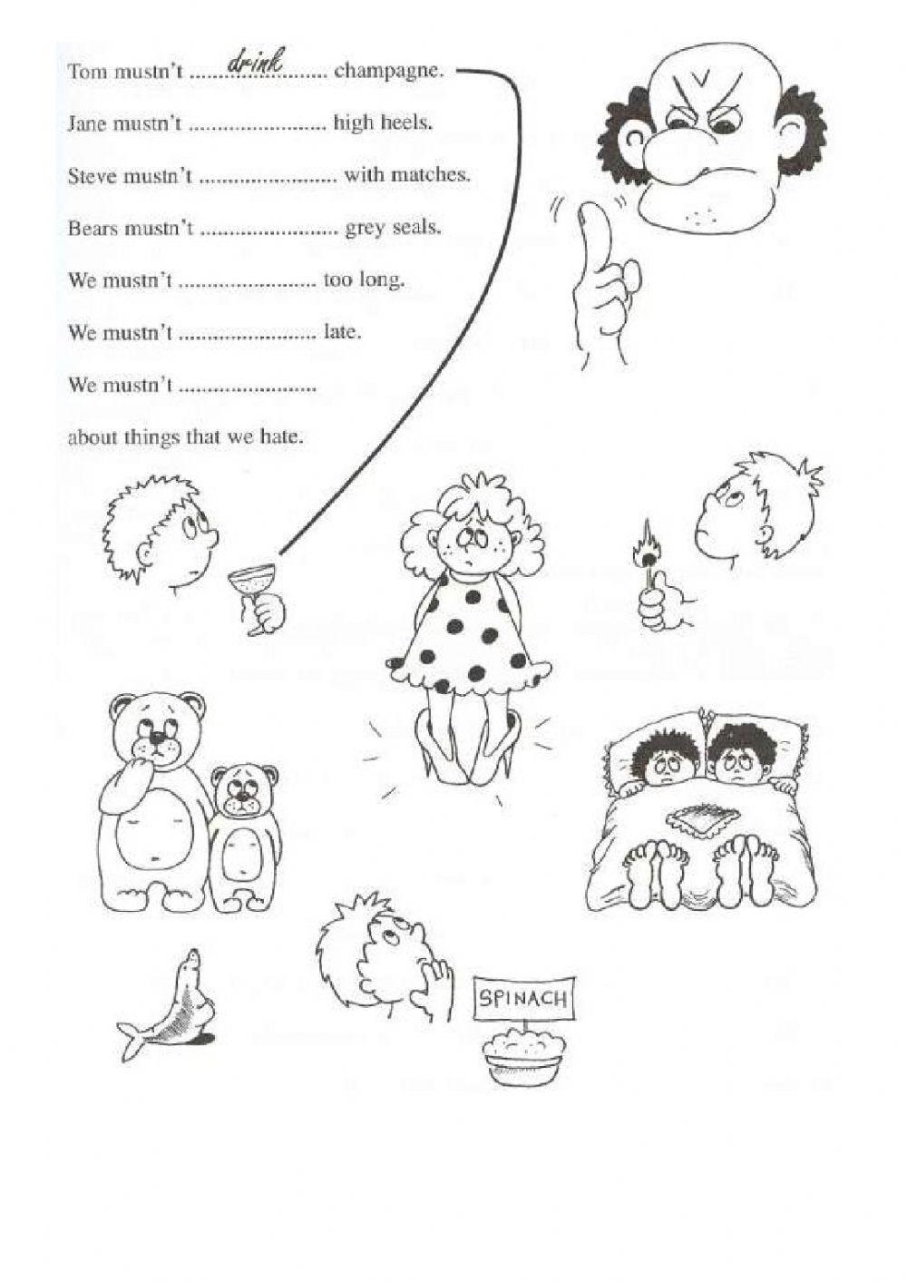 Unit 17. must-mustn't