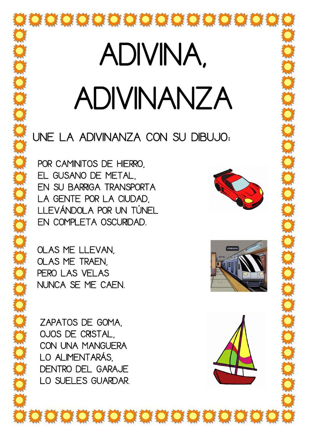Adivinanzas-transportes Adivinanzas-transportes