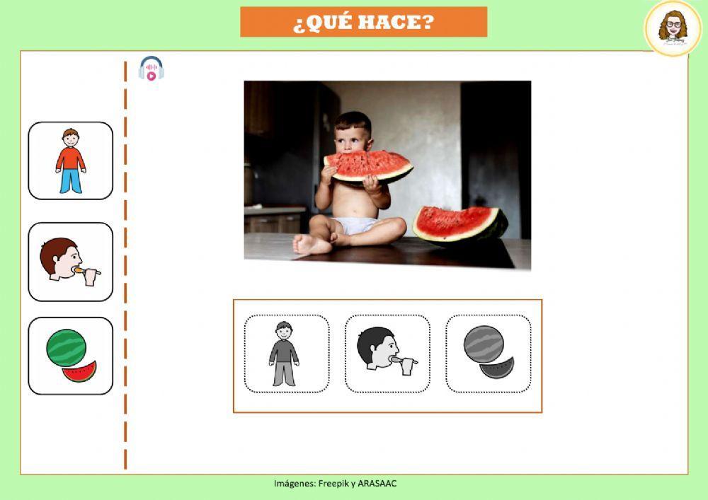 Ordena la frase -  nivel INICIAL