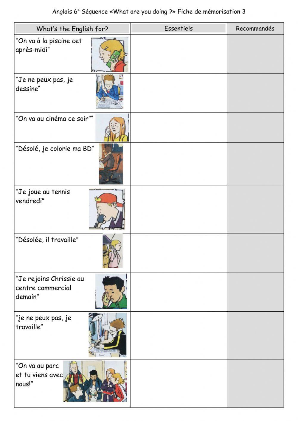 What are you doing 3