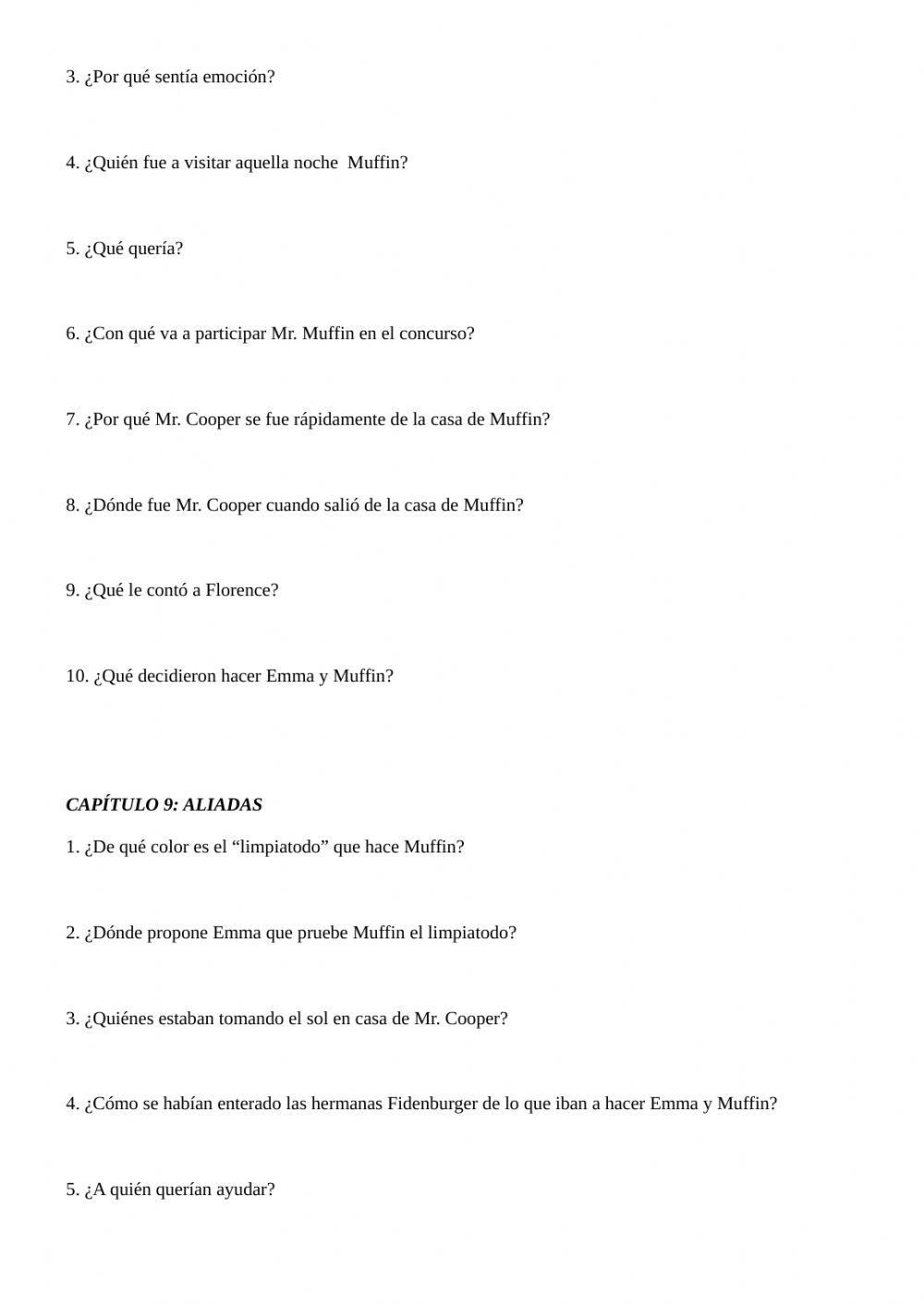 Comprensión lectora